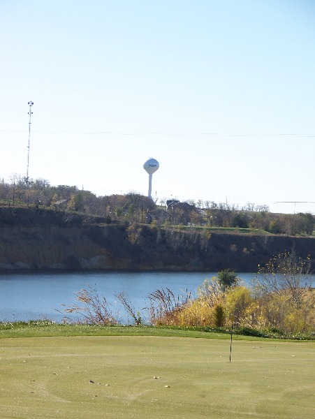 East water tower from Iron Horse Lake